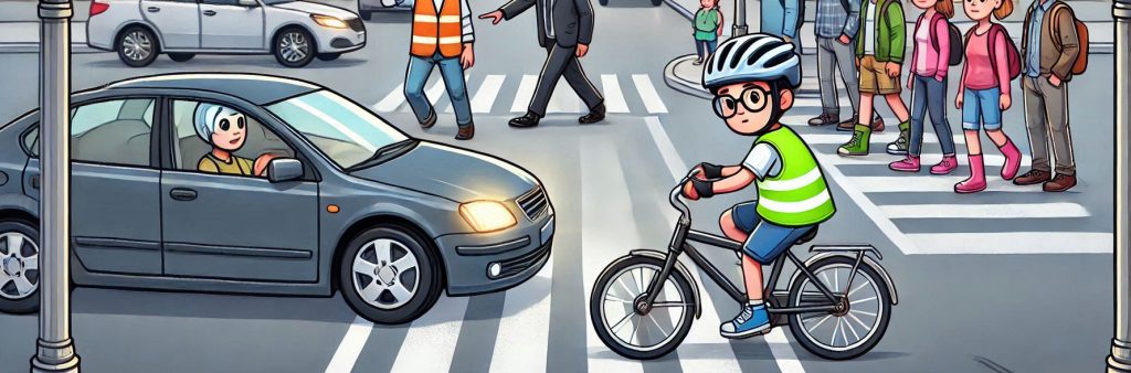 atropello ciclista en paso de peatones